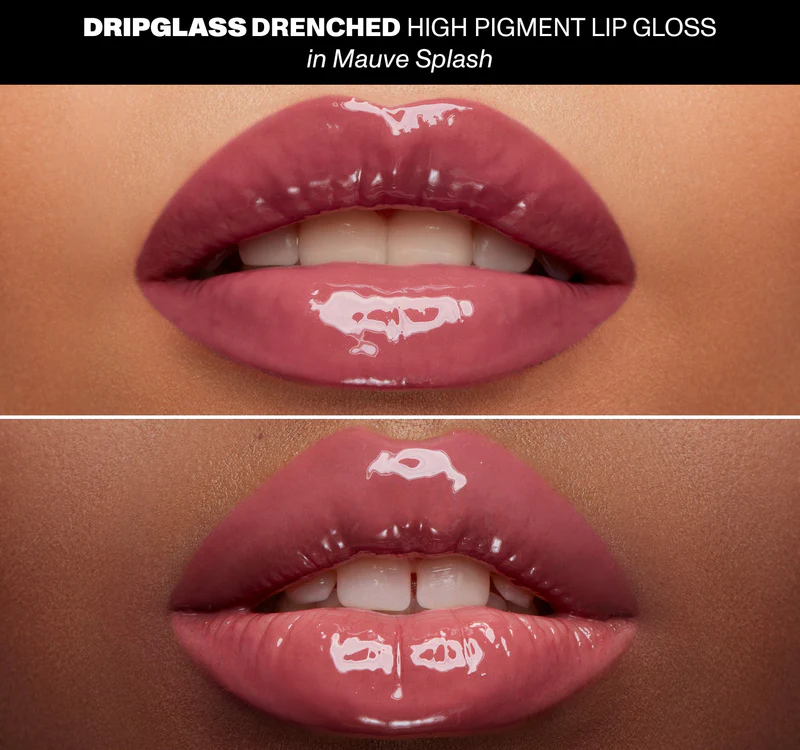 MORPHE DRIPGLASS DRENCHED LIP GLOSS - MAUVE SPLASH