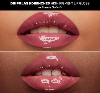 MORPHE DRIPGLASS DRENCHED LIP GLOSS - MAUVE SPLASH