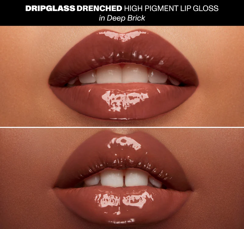 MORPHE DRIPGLASS DRENCHED LIP GLOSS - DEEP BRICK