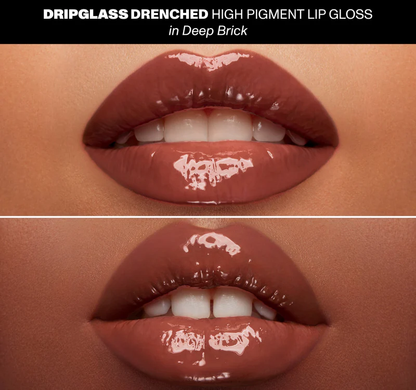 MORPHE DRIPGLASS DRENCHED LIP GLOSS - DEEP BRICK