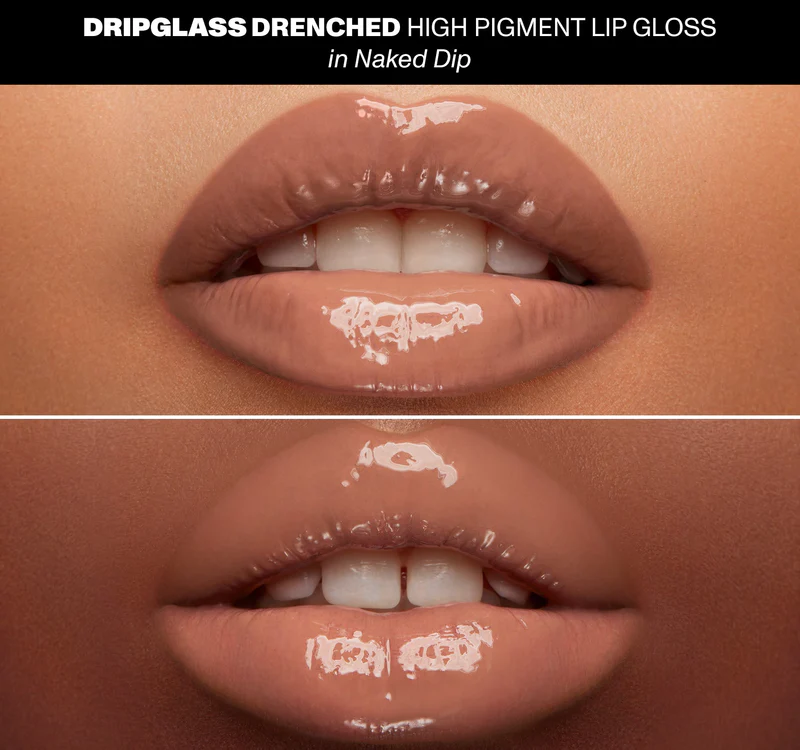 MORPHE DRIPGLASS DRENCHED LIP GLOSS - NAKED DIP