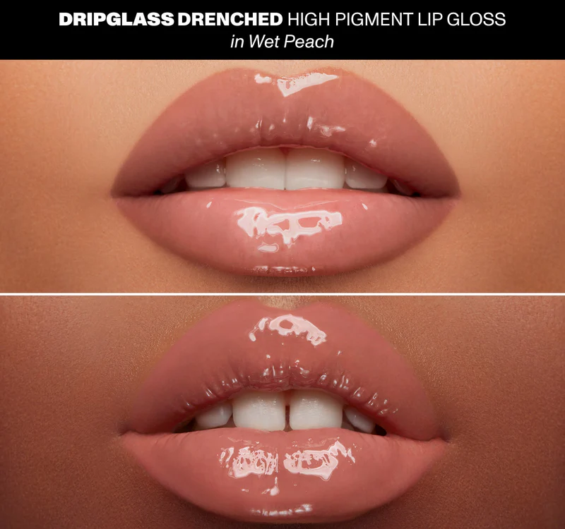 MORPHE DRIPGLASS DRENCHED LIP GLOSS - WET PEACH