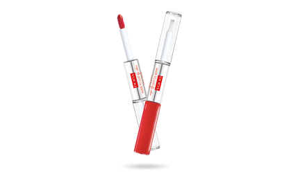 PUPA MADE TO LAST LIP DUO - HOT CORAL 001