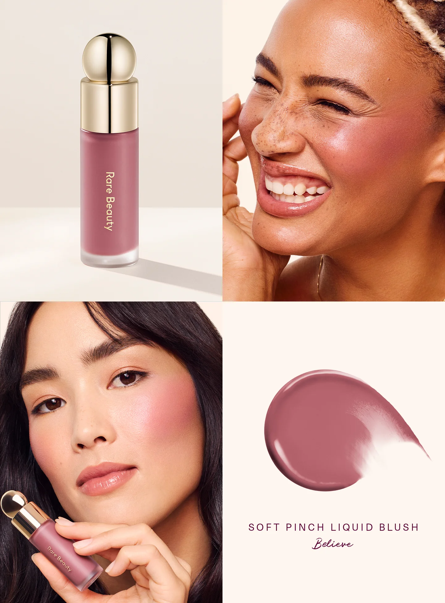 RARE BEAUTY SOFT PINCH LIQUID BLUSH - BELIEVE