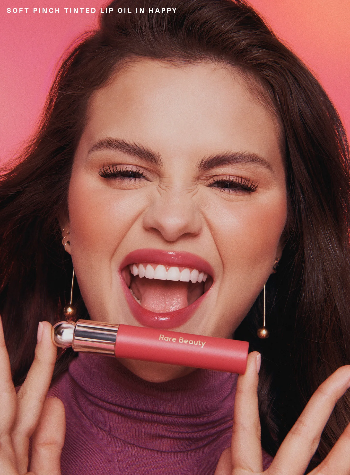 RARE BEAUTY SOFT PINCH TINTED LIP OIL - HAPPY