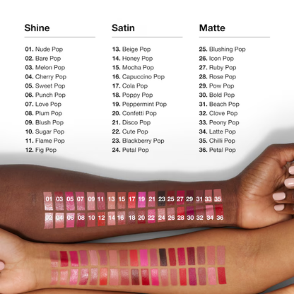 CLINIQUE POP LONGWEAR LIPSTICK