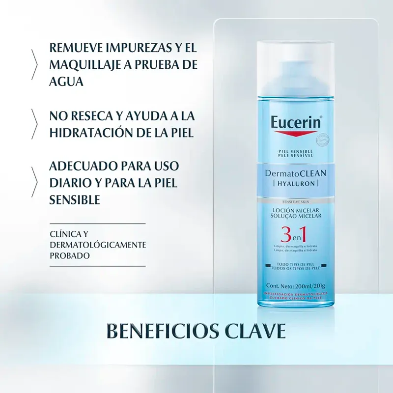 EUCERIN DERMATOCLEAN TONICO MICELAR 150ML