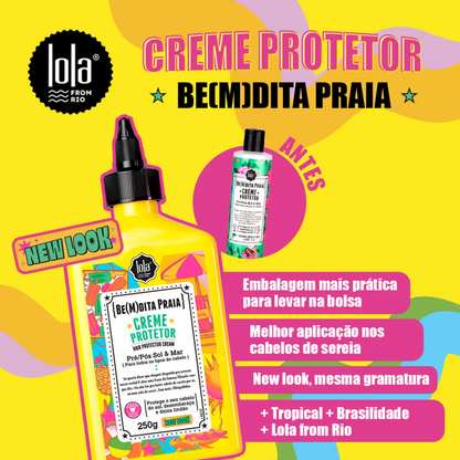 LOLA COSMETICS BEMDITA PRAIA CREME PROTETOR 90G