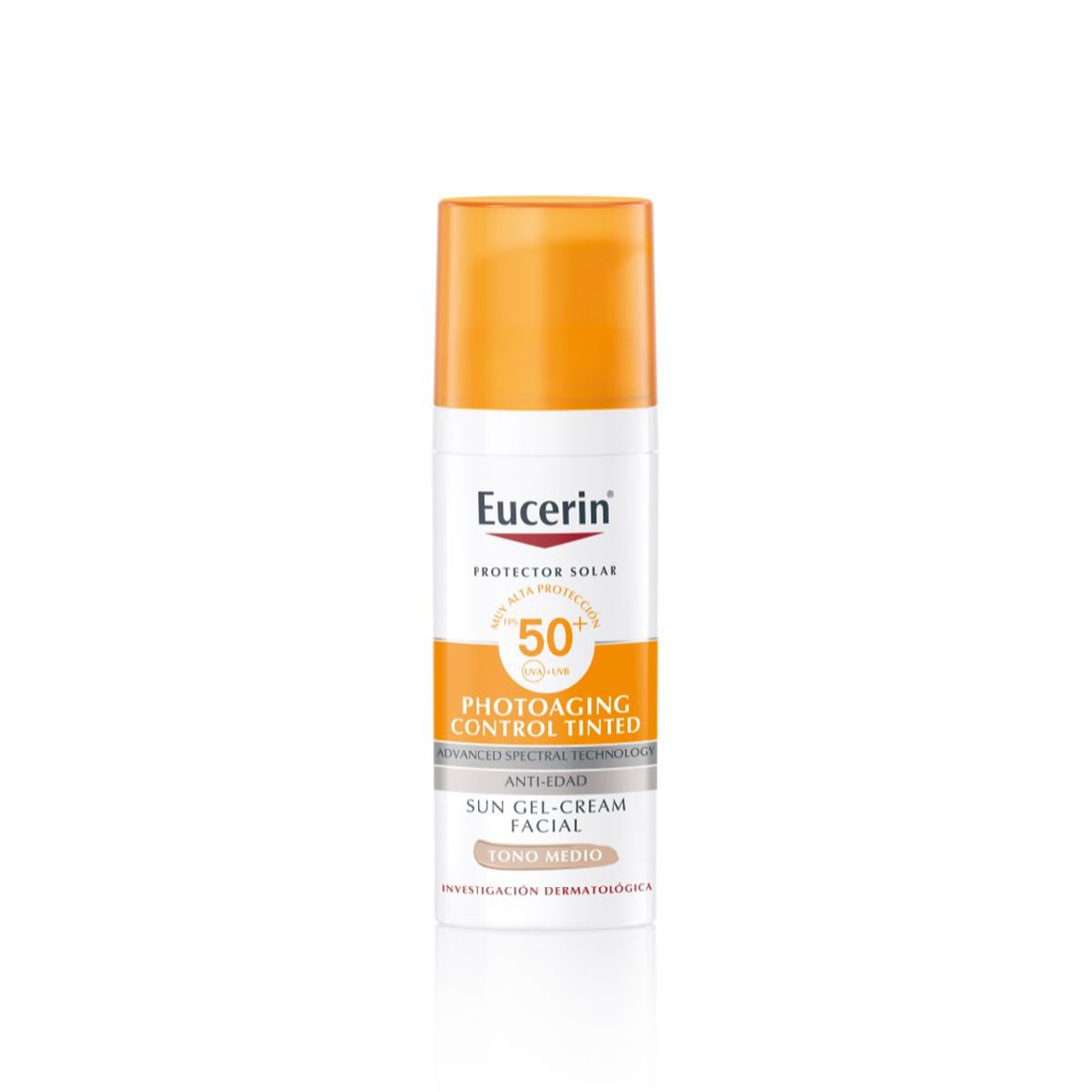 EUCERIN SUN CREAM ANTIEDAD CON COLOR SPF50 50ML