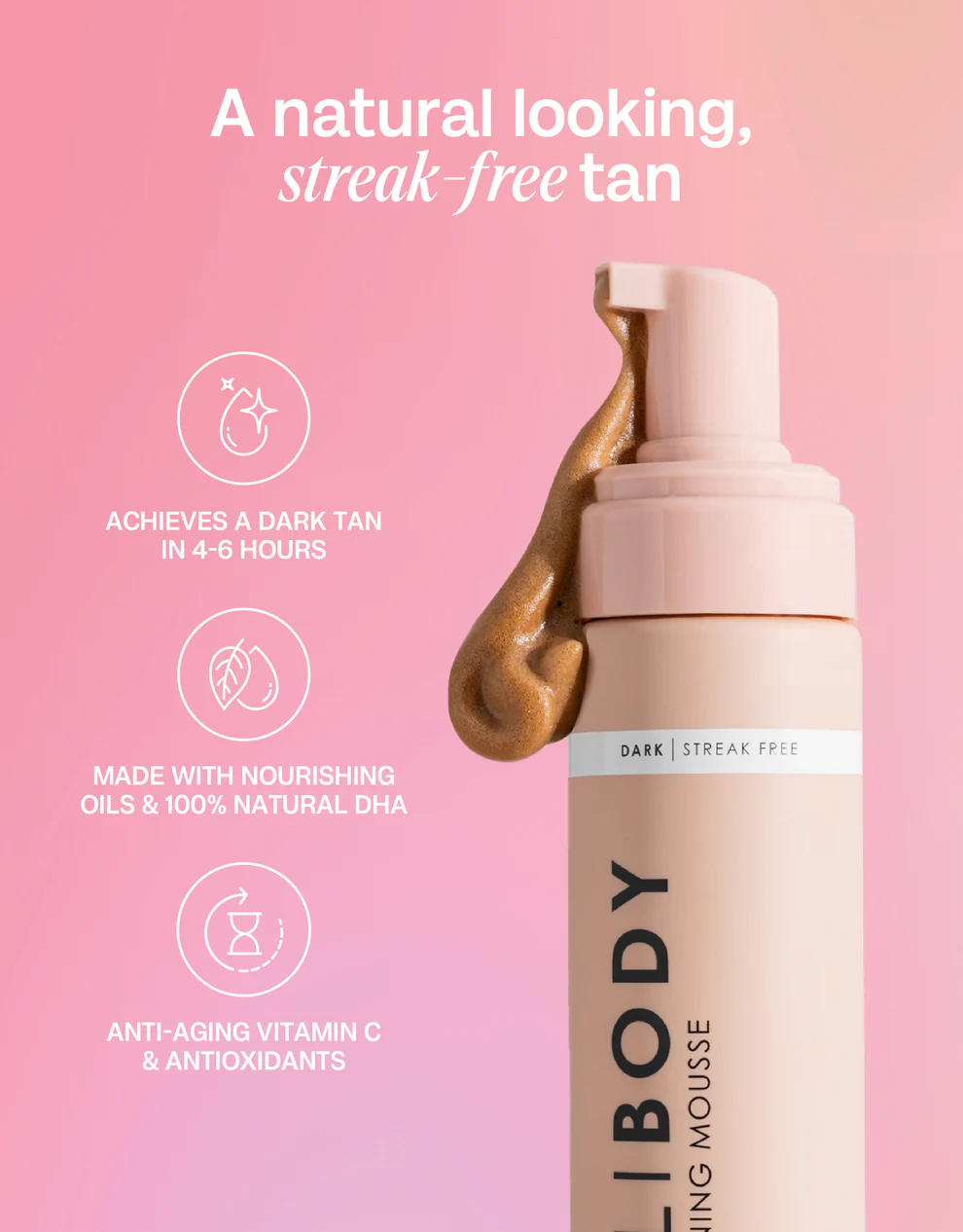 BALI BODY DARK SELF TANNING MOUSSE