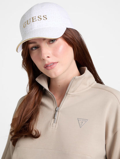 GUESS KEPI TAN LOGO