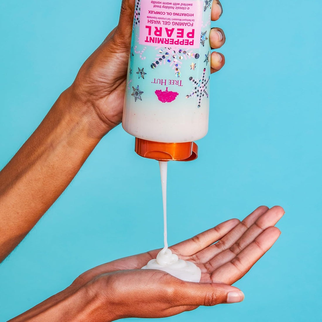 TREE HUT GEL WASH PEPPERMINT PEARL 532ML