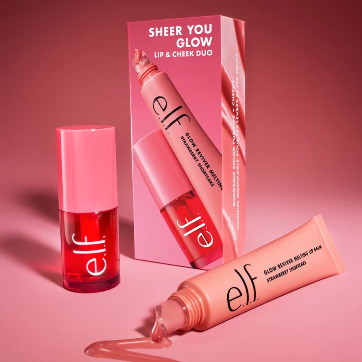 ELF COSMETICS SHEER YOU GLOW LIP &amp; CHEEK DUO