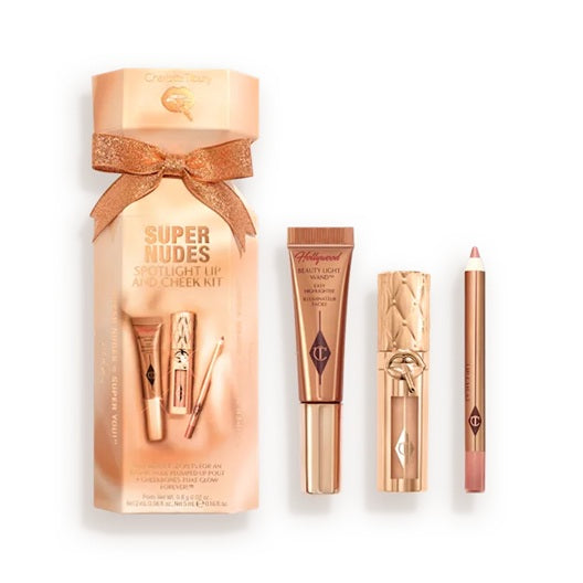 CHARLOTTE TILBURY SUPER NUDES SPOTLIGHT LIP AND CHEEK KIT