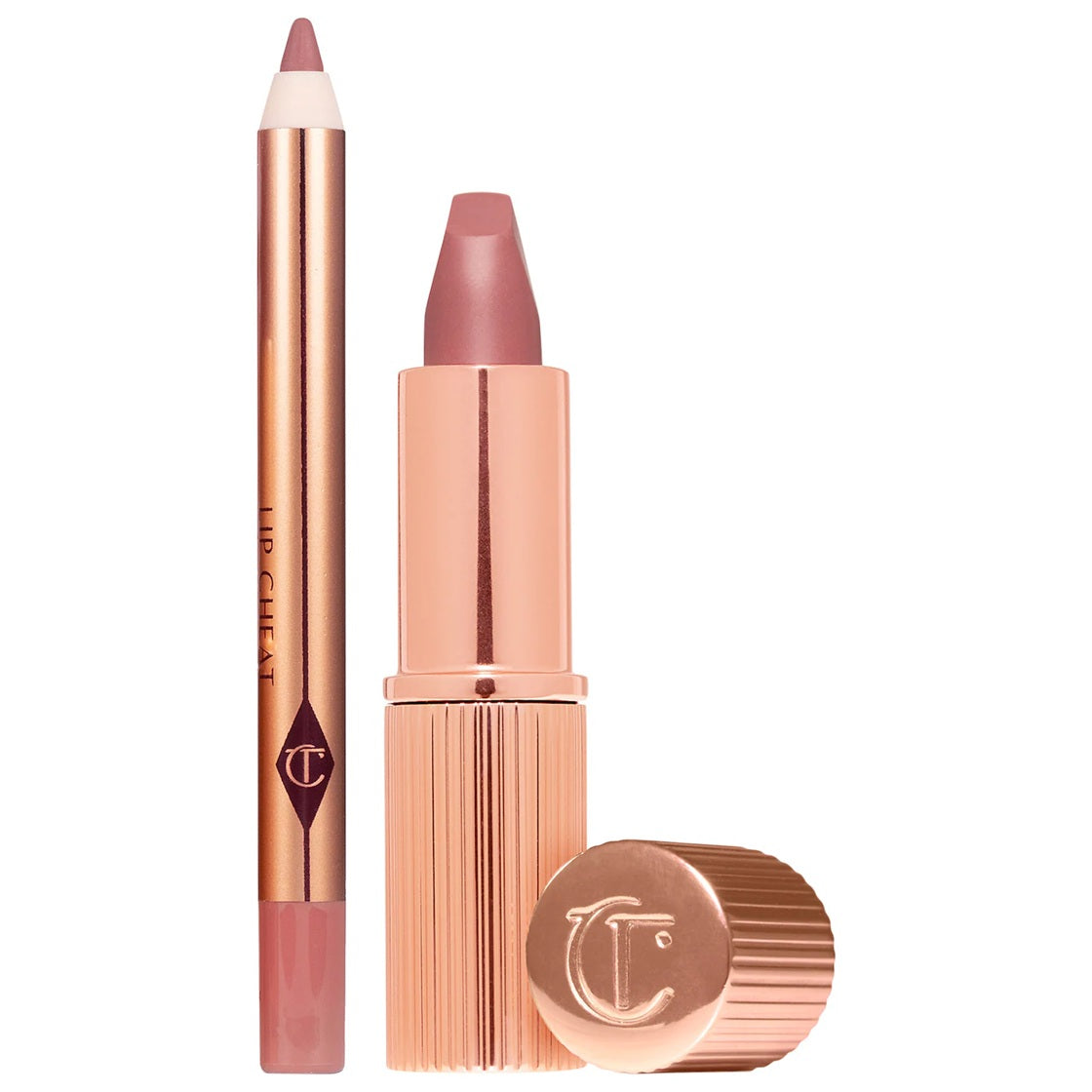 CHARLOTTE TILBURY PILLOW TALK LIP KIT - PILLOW TALK/PILLOW TALK