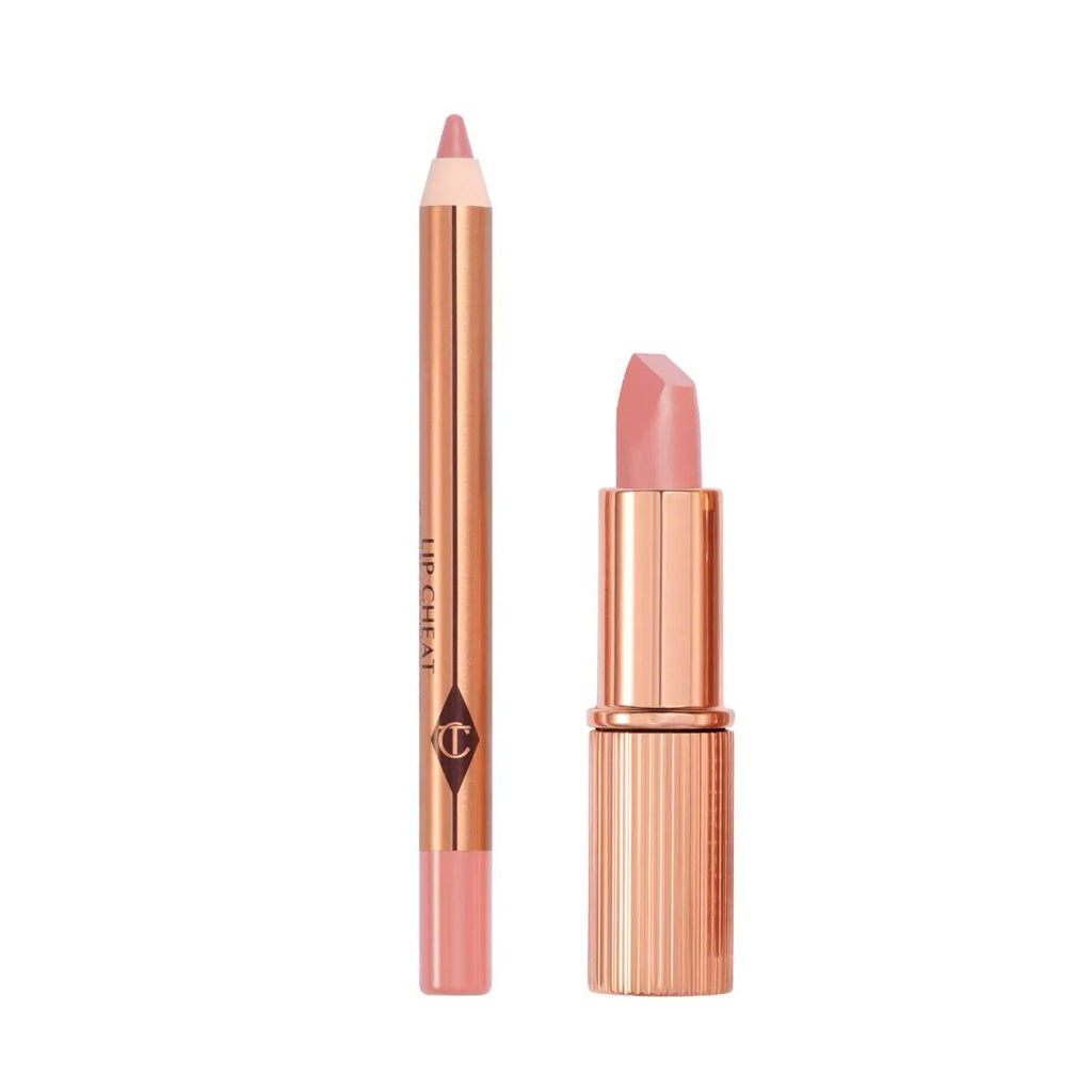 CHARLOTTE TILBURY MINI PILLOW TALK LIP KIT - PILLOW TALK FAIR