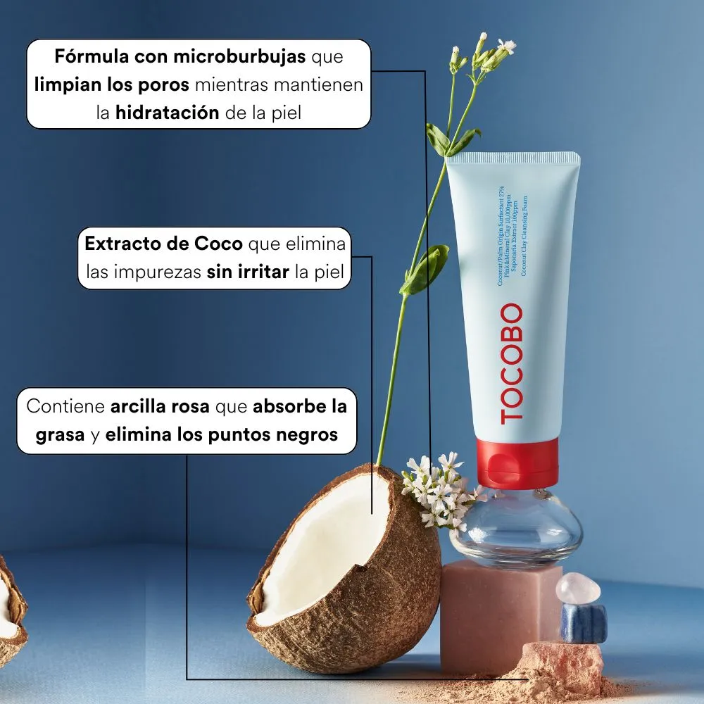 TOCOBO COCONUT CLAY CLEANSING FOAM 150ML