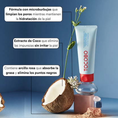 TOCOBO COCONUT CLAY CLEANSING FOAM 150ML