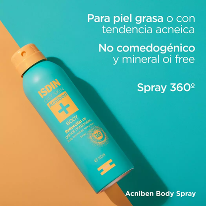 ISDIN ACNIBEN OILY SKIN BODY SPRAY 150ML