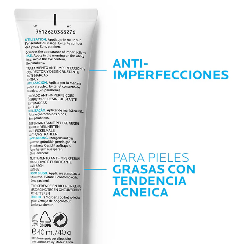 LA ROCHE POSAY EFFACLAR DUO + TRAT. 40 ML