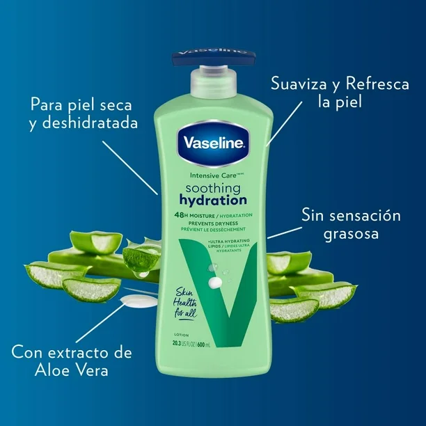 VASELINE SOOTHING HYDRATION 295ML