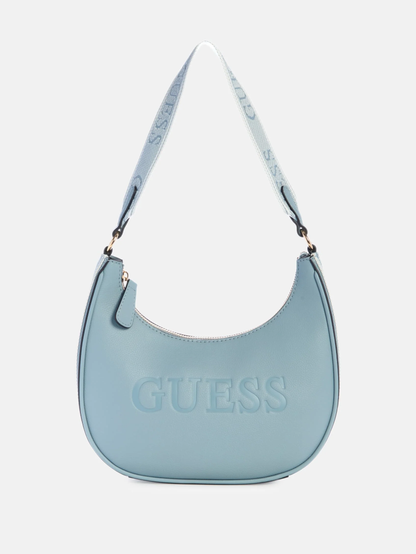 GUESS SHOULDER BAG ROSSE PALE DENIM