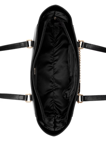 GUESS MAXI TOTE BAG DELTONA BLACK