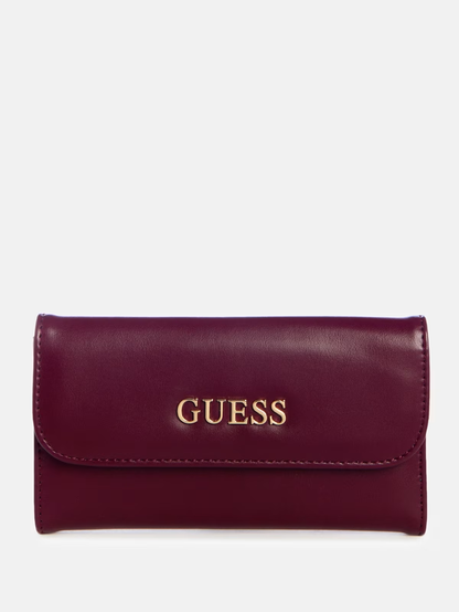 GUESS BILLETERA DEMELZA SLG OXBLOOD