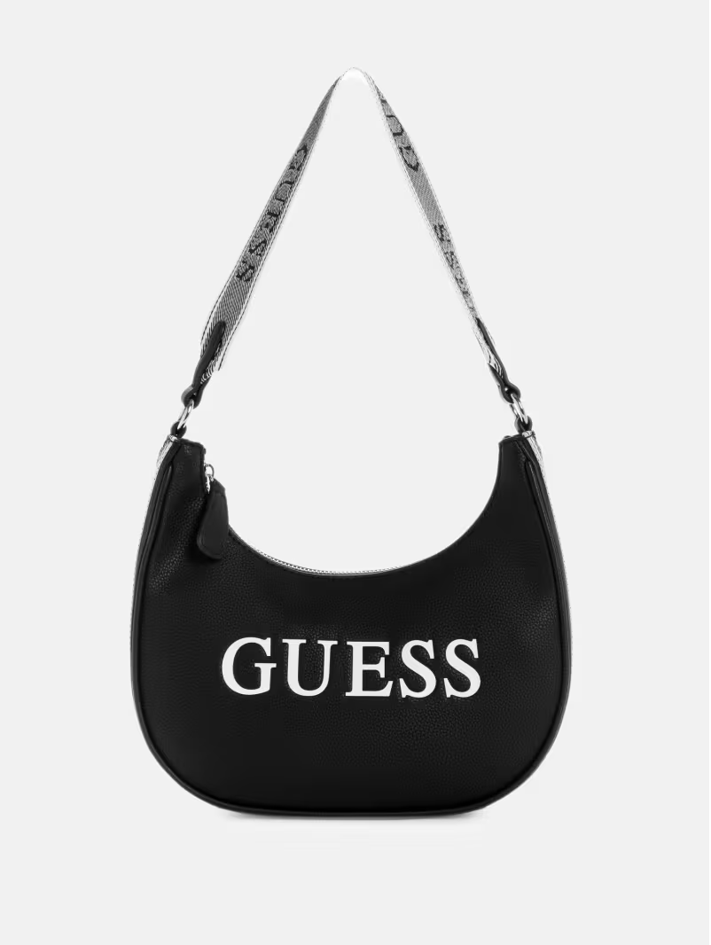 GUESS SHOULDER BAG ROSSE BLACK MULTI