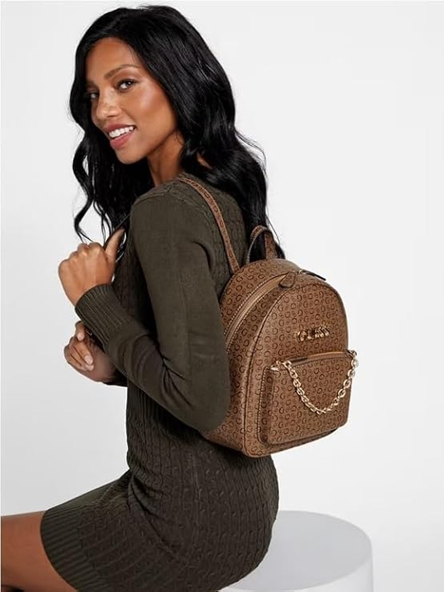 GUESS MOCHILA CRESWELL LOGO COCOA