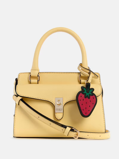 GUESS CARTERA SATCHEL MINI FERRARA BUTTER