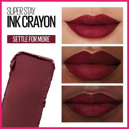 MAYBELLINE SUPER STAY INK CRAYON MATTE LIPSTICK