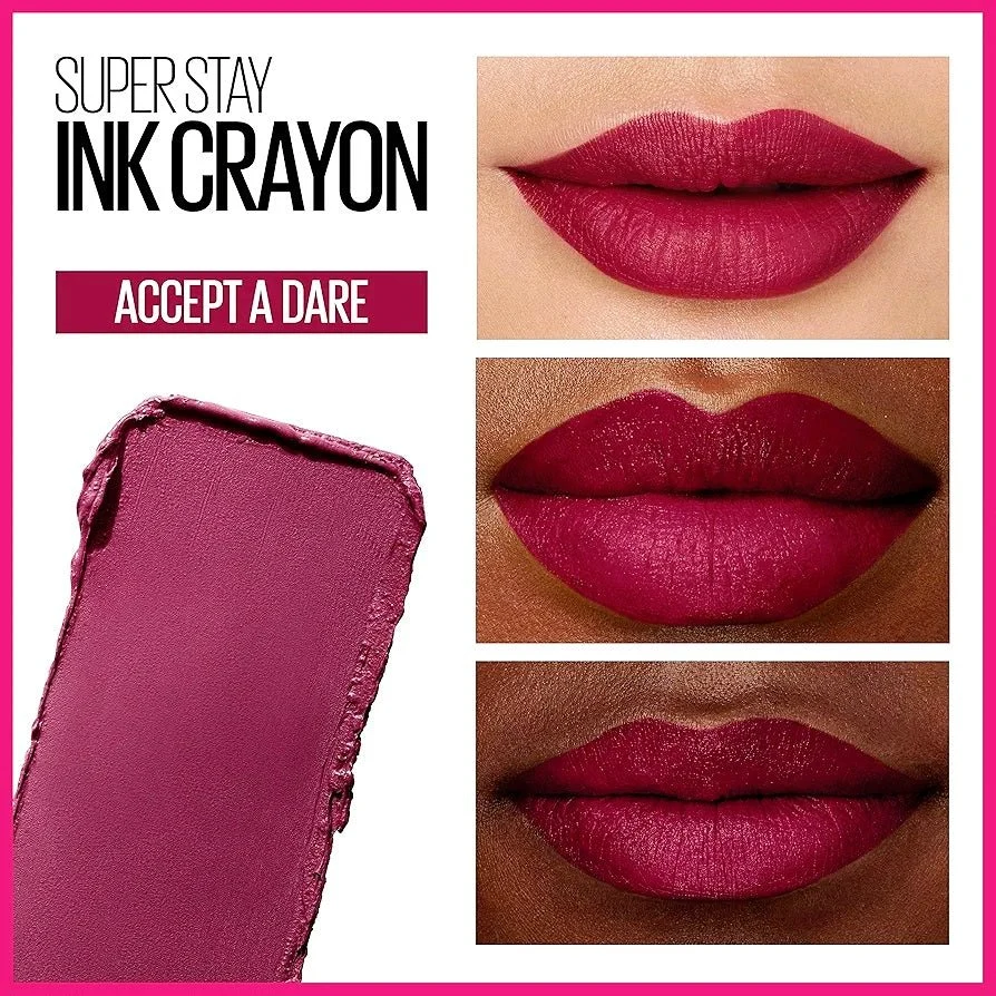MAYBELLINE SUPER STAY INK CRAYON MATTE LIPSTICK