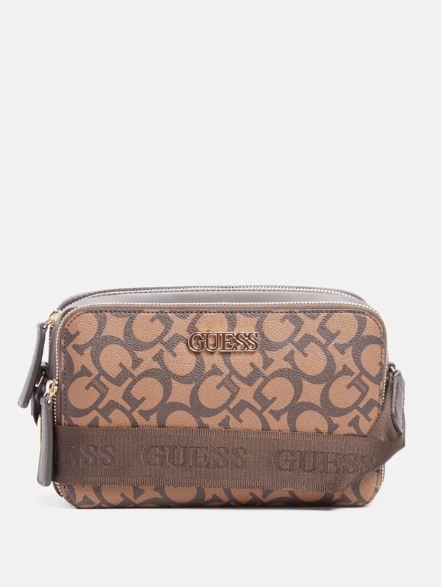 GUESS CARTERA ARTEMIS CROSSBODY  MINI COCOA