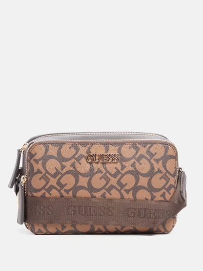 GUESS CARTERA ARTEMIS CROSSBODY  MINI COCOA