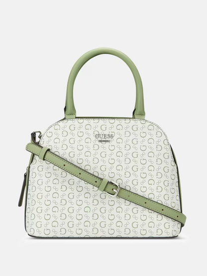 GUESS CARTERA KAMRI LOGO MINI SATCHEL SAGE