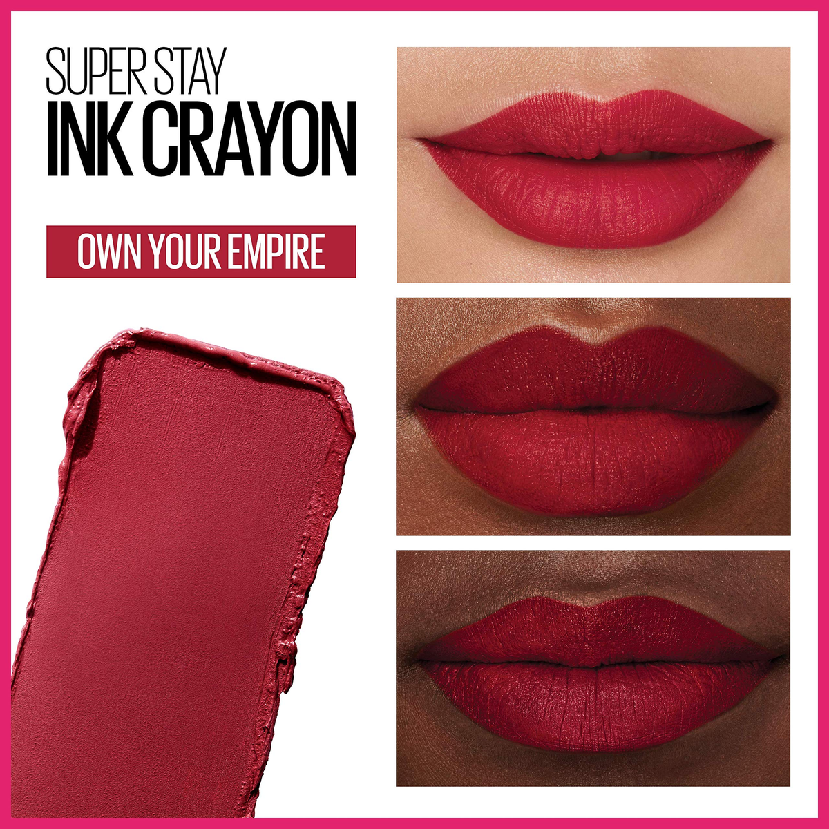 MAYBELLINE SUPER STAY INK CRAYON MATTE LIPSTICK