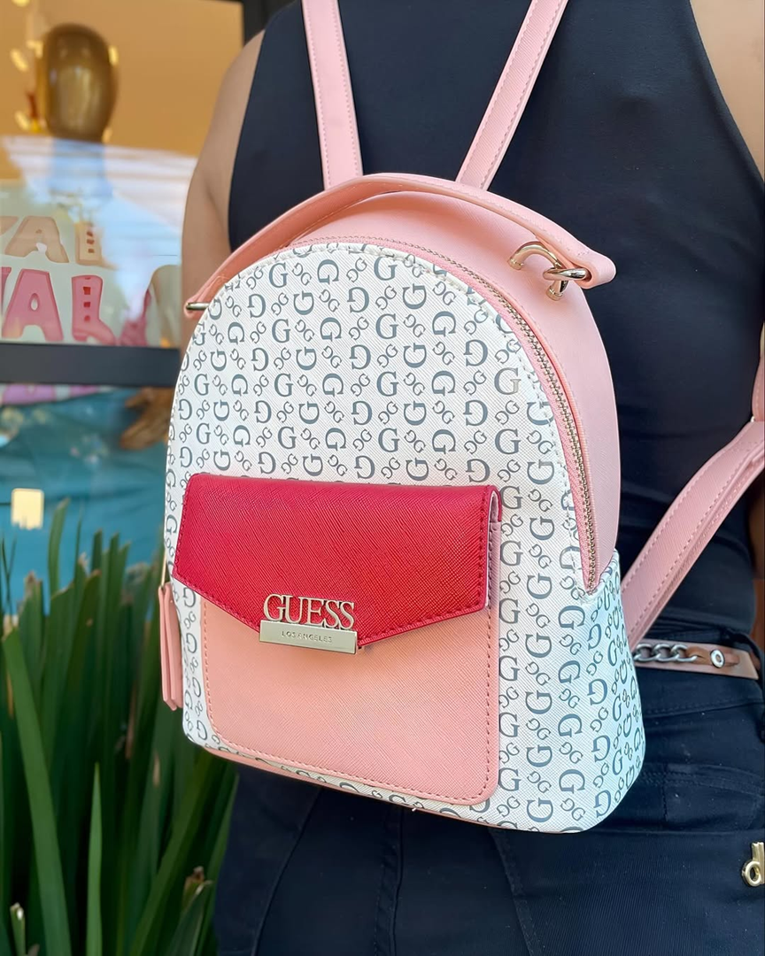 GUESS MOCHILA LAYLA WHITE LOGO