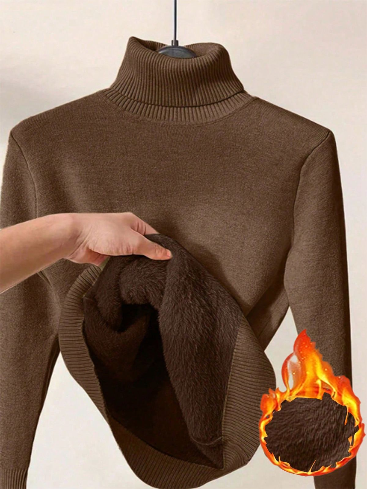 SWEATER CUELLO ALTO TÉRMICO