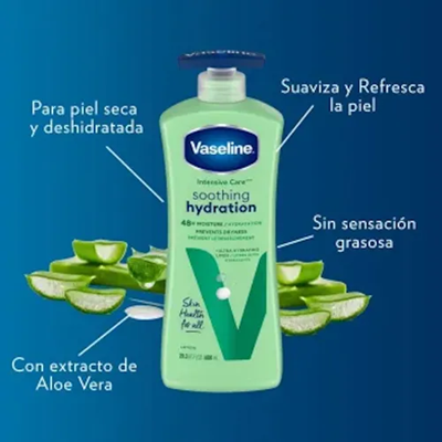 VASELINE SOOTHING HYDRATION 600ML