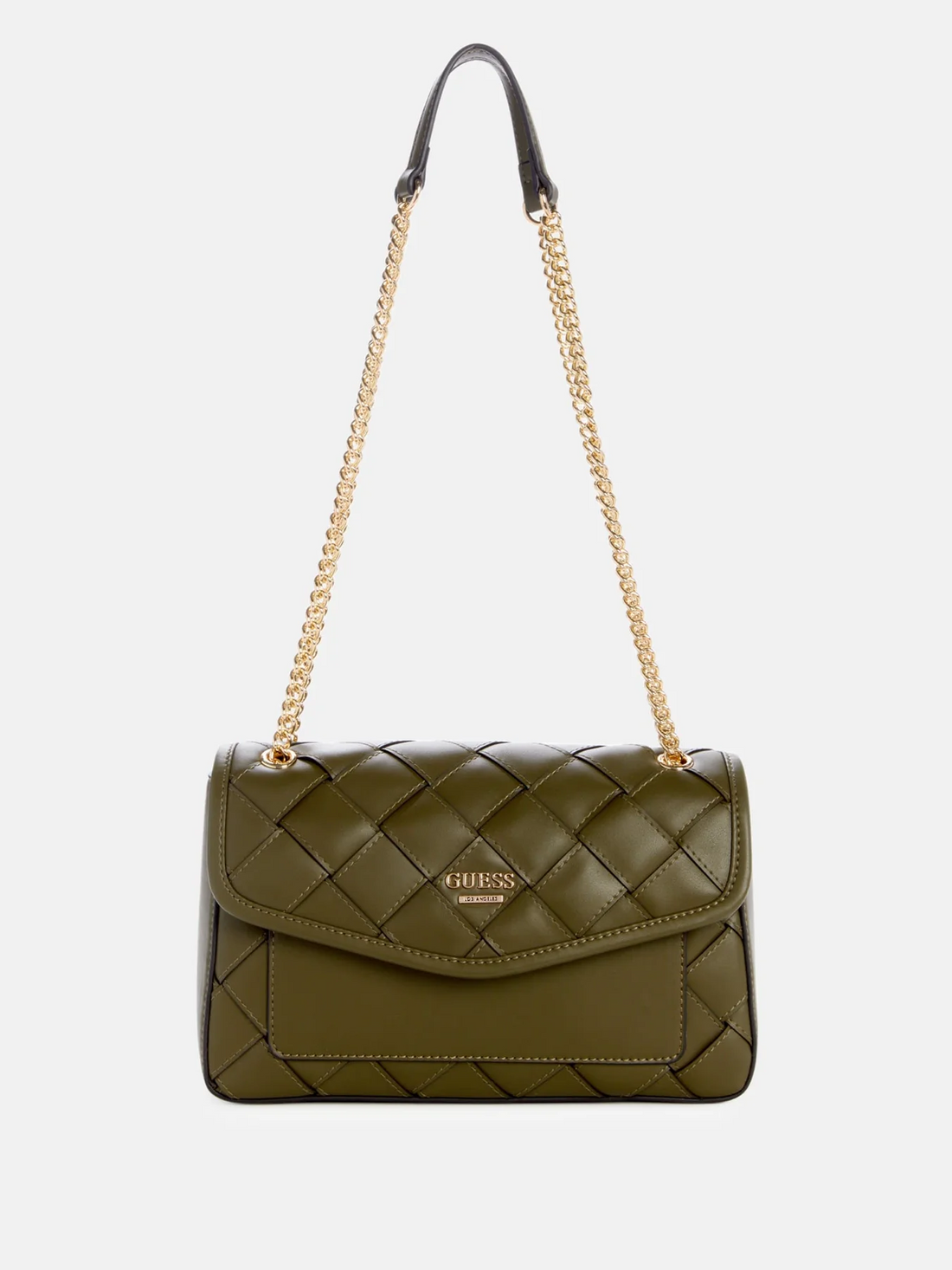 GUESS CARTERA BORDIZZO CROSSBODY  OLIVE
