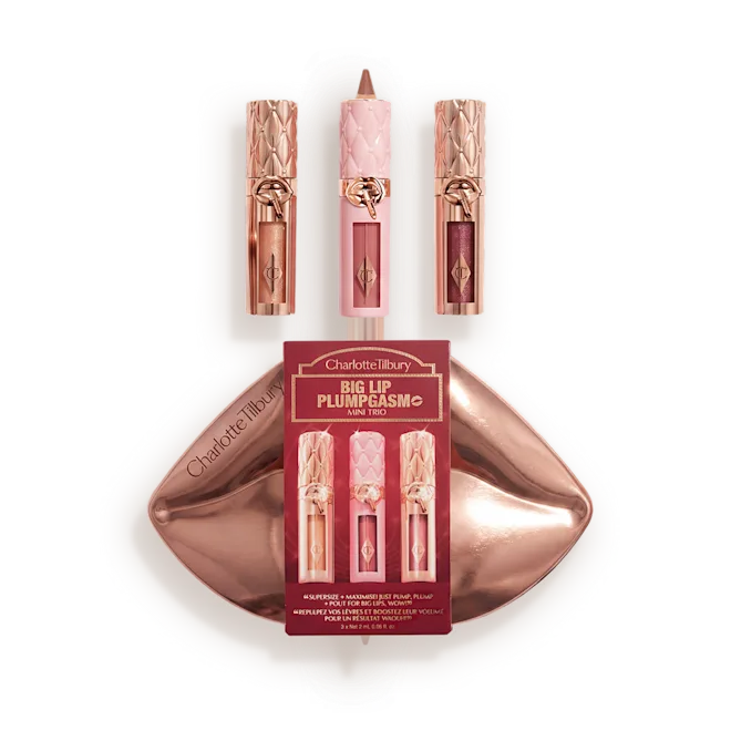 CHARLOTTE TILBURY BIG LIP PLUMPGASM MINI TRIO