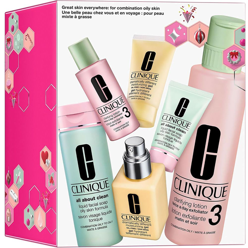 CLINIQUE SET GREAT SKIN EVERYWHERE - COMBINATION/OILY SKIN