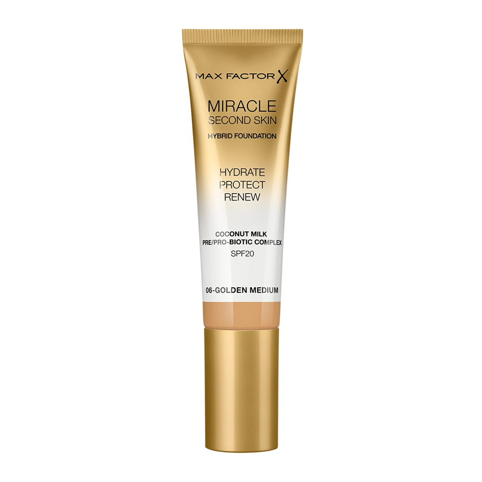 MAX FACTOR MIRACLE SECOND SKIN 06 - GOLDEN MEDIUM