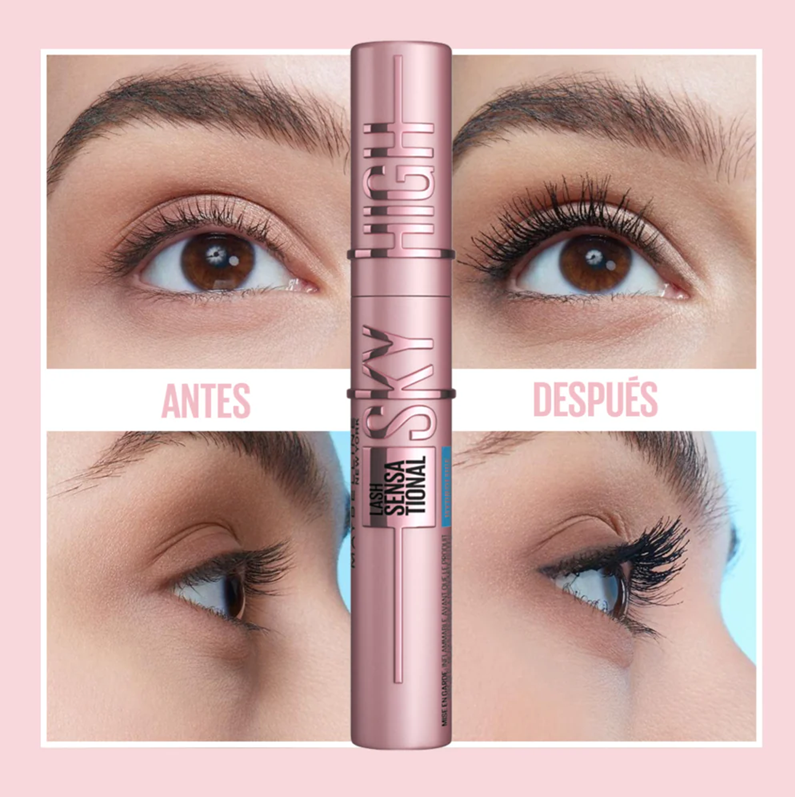 MAYBELLINE  SKY HIGH MASCARA VERY BLACK WP 802