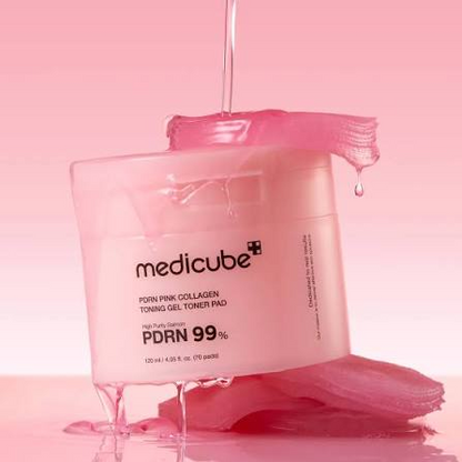 MEDICUBE PDRN PINK COLLAGEN TONING PAD