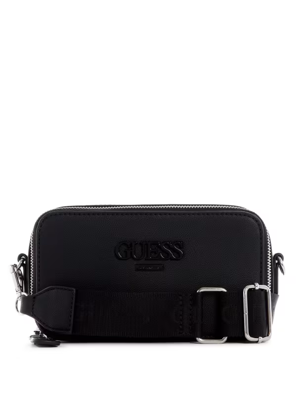 GUESS CROSSBODY LEWISTOWN - BLACK