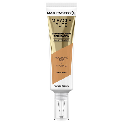 MAX FACTOR SKIN-IMPROVING FOUNDATION 76 WARM GOLDEN
