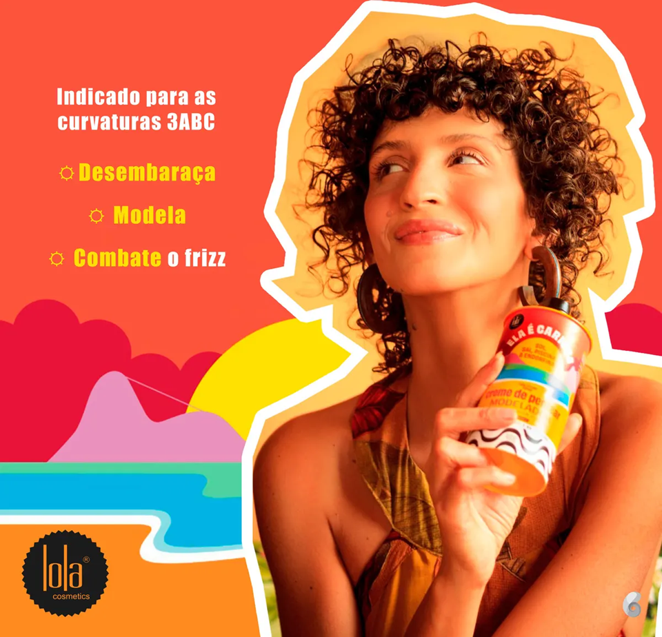LOLA COSMETICS ELA E CARIOCA CREME DE PENTEAR 480G