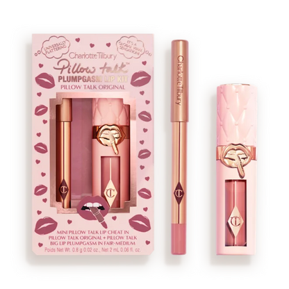 CHARLOTTE TILBURY PILLOWTALK PLUMPGASM LIP KIT